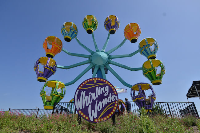 The Whirling Wonder wheel ride at Morgan's Wonderland.