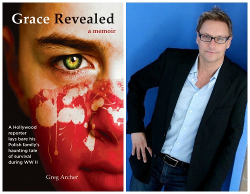 book cover and author headshot of Greg Archer and his memoir Grace Revealed